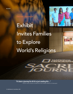 Sacred Journey Exhibit Invites Families to Explore World`s Religions