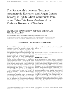 metamorphic Evolution and Argon Isotope