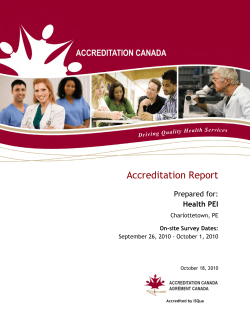 Accreditation Report