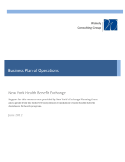 Federal Health Care Reform Implementation in New York State