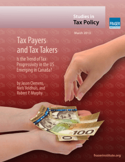 Tax Payers and Tax Takers: Is the Trend of Tax Progressivity in the