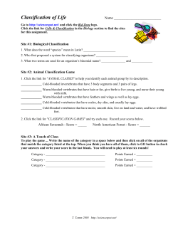 Classification of Life