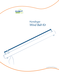 Humdinger Wind Belt Kit