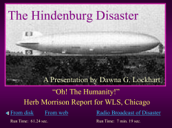 The Hindenburg Disaster Slide Show