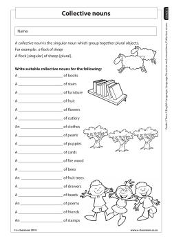 Collective nouns - E