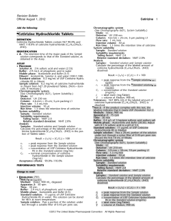 Cetirizine Hydrochloride Tablets