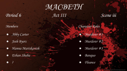 MACBETH - English10