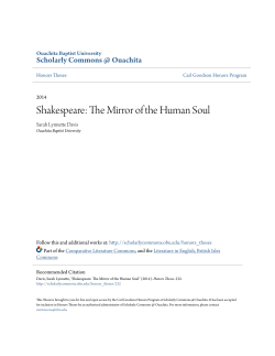 Shakespeare: The Mirror of the Human Soul