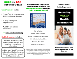 Accessing VALID Health Information