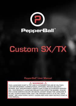 SX/TX - PepperBall