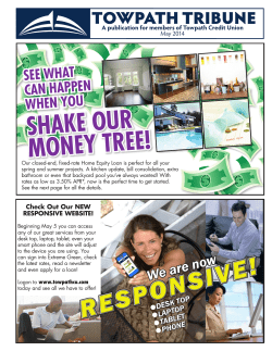 shake our money tree! - Towpath Credit Union