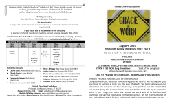 August 9, 2015 Nineteenth Sunday of Ordinary Time &ndash; Year B