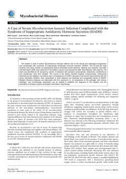 A Case of Severe Mycobacterium kansasii Infection Complicated