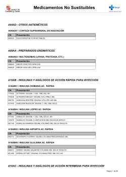 Medicamentos No Sustituibles