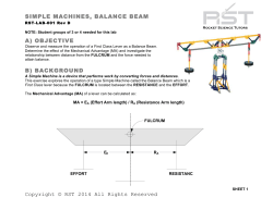 Balance Beam - Rocket Science Tutors