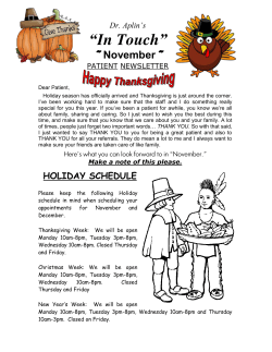 November 2015 - Chiropractor Bethesda MD