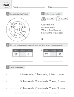 27 61 76 32 4 thousands, 0 hundreds, 7 tens, 1 one 5