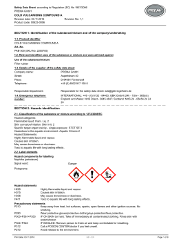 COLD VULCANISING COMPOUND A SECTION 1