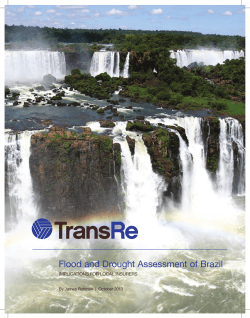 Flood and Drought Assessment of Brazil