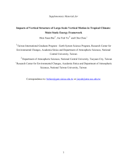 Moist Static Energy Framework