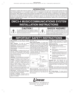 10002226A DMC3-4 Installation Instructions MP3 Version.indd