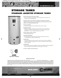storage tanks - State Water Heaters