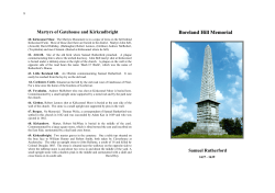 Site Description - Reformation History