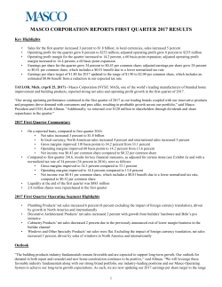 Q1 2017 Press Release