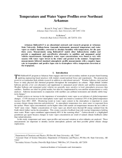 Long Term Tropospheric and Stratospheric Measurements Using