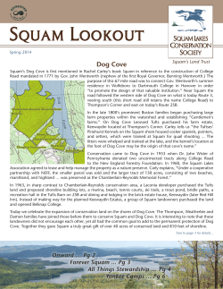 squam lookout spring 2014 - Squam Lakes Conservation Society