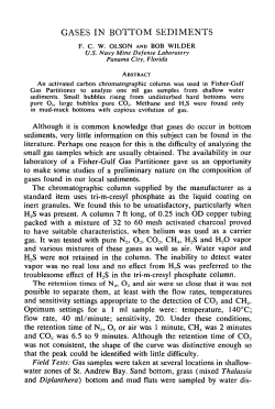 Gases in Bottom Sediments