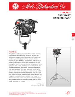 575 watt daylite par - Mole