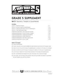 grade 5 supplement - The Math Learning Center