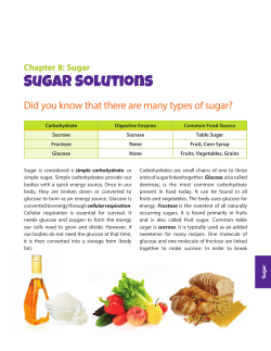 Sugar Solutions