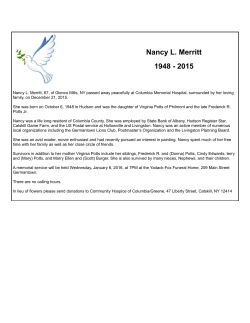 Nancy L. Merritt 1948 - 2015