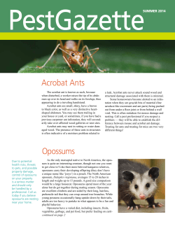 Pest Gazette Summer 2014 - National Pest Management Association