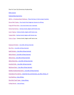 Sites for Cave City Elementary Keyboarding Daily Lessons