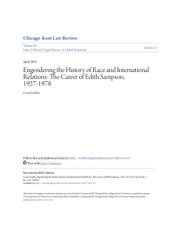 Engendering the History of Race and International Relations: The