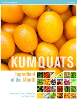 Kumquats - American Culinary Federation