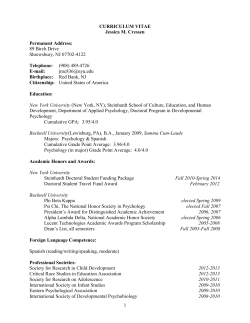 Curriculum Vitae