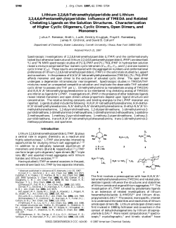 Lithium 2,2,6,6-Tetramethylpiperidide and Lithium 2,2,4,6,6