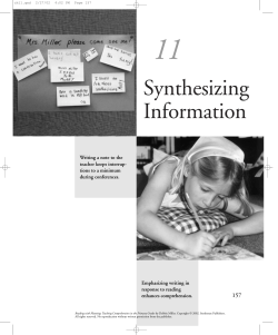 Synthesizing Information