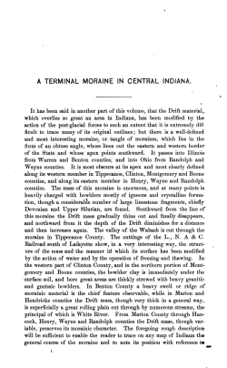A TERMINAL MORAINE IN CENTRAL INDIANA.