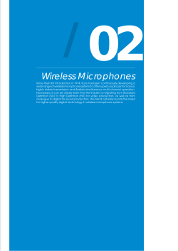 Digital Wireless Microphones Product Range