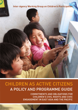children as active citizens