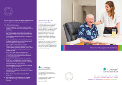 brochure - St Carthage`s Community Care