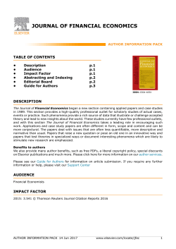 journal of financial economics