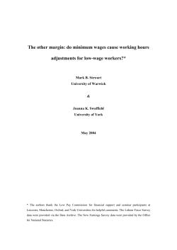 The other margin: do minimum wages cause working hours