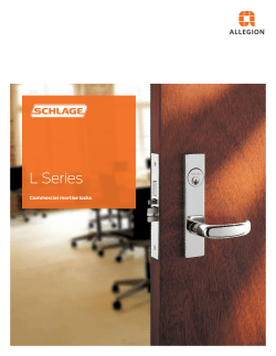 Schlage L Series Catalog