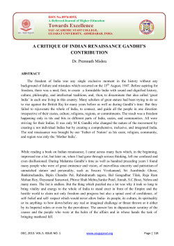 A Critique of Indian Renaissance Gandhi.docx